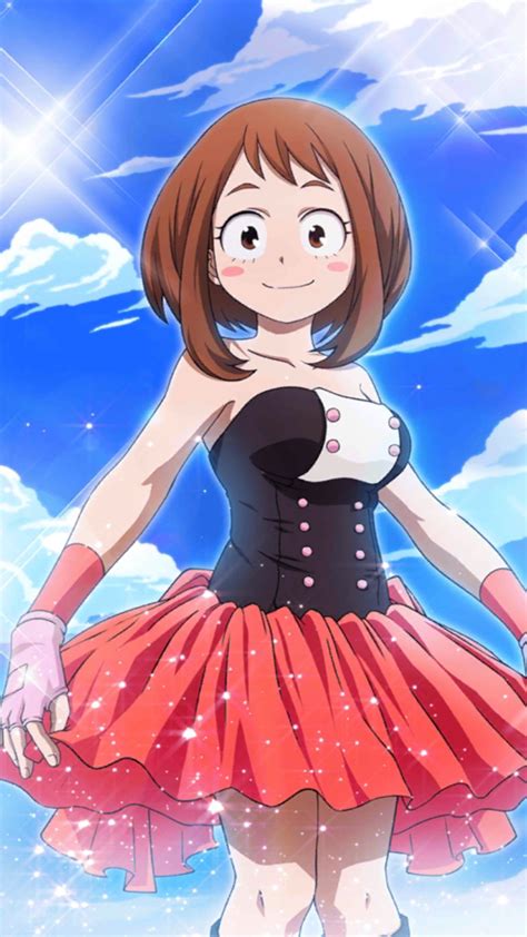 My Hero Academia Ochako Uraraka Gets Her Tight Little Pussy。